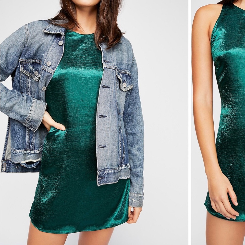 Free People After Hours Mini Slip Dress